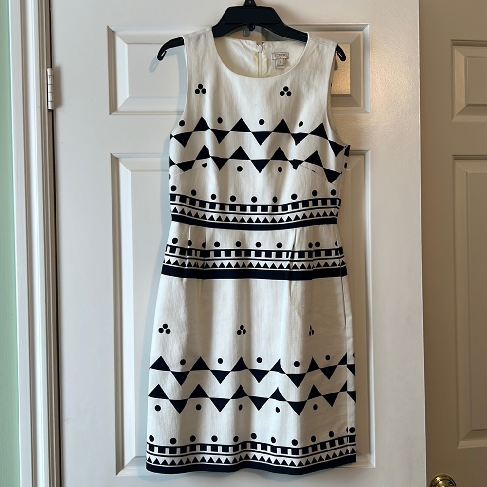 Jcrew patterned dress